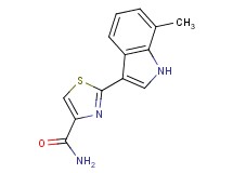 2-(7-methyl-1H-indol-3-yl)-1,3-thiazole-4-carboxamide