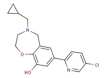 7-(5-chloropyridin-2-yl)-4-(cyclopropylmethyl)-2,3,4,5-tetrahydro-1,4-benzoxazepin-9-ol