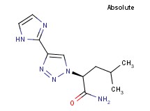 (2S)-2-[4-(1H-imidazol-2-yl)-1H-1,2,3-triazol-1-yl]-4-methylpentanamide
