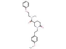 1-[2-(4-methoxyphenyl)ethyl]-N-methyl-6-oxo-N-(2-phenoxyethyl)-3-piperidinecarboxamide