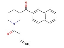 [1-(3-butenoyl)-3-piperidinyl](2-naphthyl)methanone