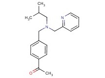 1-(4-{[isobutyl(pyridin-2-ylmethyl)amino]methyl}phenyl)ethanone