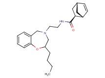 (1R*,2S*,4R*)-N-[2-(2-butyl-2,3-dihydro-1,4-benzoxazepin-4(5H)-yl)ethyl]bicyclo[2.2.1]hept-5-ene-2-carboxamide