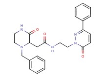 2-(1-benzyl-3-oxo-2-piperazinyl)-N-[2-(6-oxo-3-phenyl-1(6H)-pyridazinyl)ethyl]acetamide
