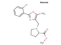 methyl 1-{[2-(2-chlorophenyl)-5-methyl-1,3-oxazol-4-yl]methyl}-L-prolinate