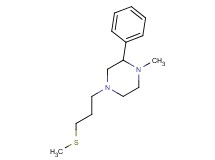 1-methyl-4-[3-(methylthio)propyl]-2-phenylpiperazine