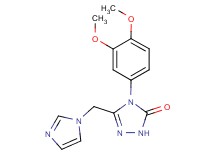 4-(3,4-dimethoxyphenyl)-5-(1H-imidazol-1-ylmethyl)-2,4-dihydro-3H-1,2,4-triazol-3-one