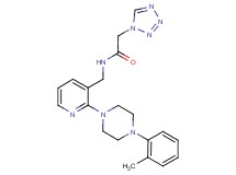 N-({2-[4-(2-methylphenyl)piperazin-1-yl]pyridin-3-yl}methyl)-2-(1H-tetrazol-1-yl)acetamide