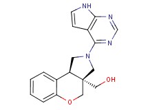 [(3aS*,9bS*)-2-(7H-pyrrolo[2,3-d]pyrimidin-4-yl)-1,2,3,9b-tetrahydrochromeno[3,4-c]pyrrol-3a(4H)-yl]methanol