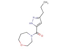 4-[(3-propyl-1H-pyrazol-5-yl)carbonyl]-1,4-oxazepane
