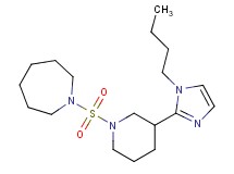 1-{[3-(1-butyl-1H-imidazol-2-yl)piperidin-1-yl]sulfonyl}azepane
