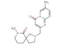 7-methyl-2-[(7-methyl-6-oxo-2,7-diazaspiro[4.5]dec-2-yl)methyl]-4H-pyrido[1,2-a]pyrimidin-4-one