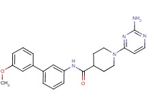 1-(2-amino-4-pyrimidinyl)-N-(3'-methoxy-3-biphenylyl)-4-piperidinecarboxamide
