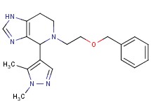 5-[2-(benzyloxy)ethyl]-4-(1,5-dimethyl-1H-pyrazol-4-yl)-4,5,6,7-tetrahydro-1H-imidazo[4,5-c]pyridine