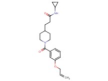 3-{1-[3-(allyloxy)benzoyl]-4-piperidinyl}-N-cyclopropylpropanamide