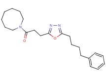 1-{3-[5-(4-phenylbutyl)-1,3,4-oxadiazol-2-yl]propanoyl}azocane