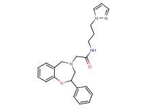 2-(2-phenyl-2,3-dihydro-1,4-benzoxazepin-4(5H)-yl)-N-[3-(1H-pyrazol-1-yl)propyl]acetamide