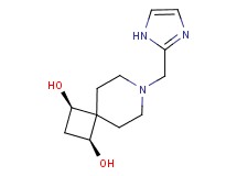 (1R*,3S*)-7-(1H-imidazol-2-ylmethyl)-7-azaspiro[3.5]nonane-1,3-diol