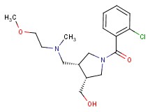 ((3R*,4R*)-1-(2-chlorobenzoyl)-4-{[(2-methoxyethyl)(methyl)amino]methyl}pyrrolidin-3-yl)methanol
