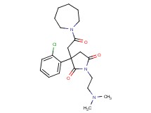 3-[2-(1-azepanyl)-2-oxoethyl]-3-(2-chlorophenyl)-1-[2-(dimethylamino)ethyl]-2,5-pyrrolidinedione