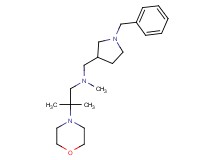 N-[(1-benzylpyrrolidin-3-yl)methyl]-N,2-dimethyl-2-morpholin-4-ylpropan-1-amine