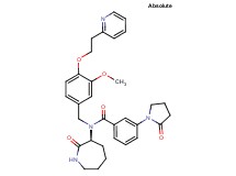 N-{3-methoxy-4-[2-(2-pyridinyl)ethoxy]benzyl}-N-[(3S)-2-oxo-3-azepanyl]-3-(2-oxo-1-pyrrolidinyl)benzamide