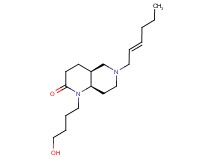 (4aS*,8aR*)-6-[(2E)-hex-2-en-1-yl]-1-(4-hydroxybutyl)octahydro-1,6-naphthyridin-2(1H)-one