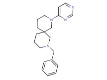 2-benzyl-8-pyrimidin-4-yl-2,8-diazaspiro[5.5]undecane