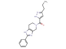 2-phenyl-5-[(3-propyl-1H-pyrazol-5-yl)carbonyl]-4,5,6,7-tetrahydro-1H-imidazo[4,5-c]pyridine