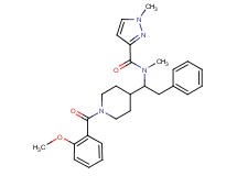 N-{1-[1-(2-methoxybenzoyl)-4-piperidinyl]-2-phenylethyl}-N,1-dimethyl-1H-pyrazole-3-carboxamide