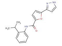 N-(2-isopropylphenyl)-5-(1H-pyrazol-3-yl)-2-furamide