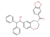 1-[4-(1,3-benzodioxol-5-ylcarbonyl)-2,3,4,5-tetrahydro-1,4-benzoxazepin-7-yl]-2,2-diphenylethanol