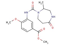 methyl 4-methoxy-3-{[(2-methyl-5-oxo-1,4-diazepan-1-yl)carbonyl]amino}benzoate