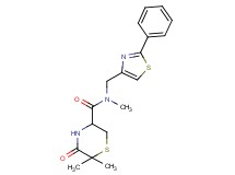 N,6,6-trimethyl-5-oxo-N-[(2-phenyl-1,3-thiazol-4-yl)methyl]-3-thiomorpholinecarboxamide