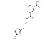 N~3~-[3-(4-methyl-1,3-thiazol-2-yl)propyl]-1,3-piperidinedicarboxamide