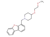 1-(dibenzo[b,d]furan-4-ylmethyl)-4-(2-methoxyethoxy)piperidine
