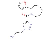 [2-(4-{[2-(2-furyl)-1-azepanyl]carbonyl}-1H-1,2,3-triazol-1-yl)ethyl]amine hydrochloride