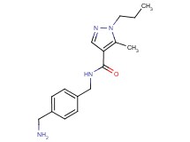 N-[4-(aminomethyl)benzyl]-5-methyl-1-propyl-1H-pyrazole-4-carboxamide hydrochloride