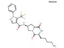 N-[(3S,7S,8aS)-3-(4-aminobutyl)-1,4-dioxooctahydropyrrolo[1,2-a]pyrazin-7-yl]-1-phenyl-5-(trifluoromethyl)-1H-pyrazole-4-carboxamide