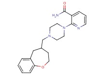 2-[4-(2,3,4,5-tetrahydro-1-benzoxepin-4-ylmethyl)piperazin-1-yl]nicotinamide