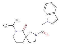 2-(1H-indol-1-ylacetyl)-7-isopropyl-2,7-diazaspiro[4.5]decan-6-one