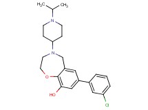 7-(3-chlorophenyl)-4-(1-isopropylpiperidin-4-yl)-2,3,4,5-tetrahydro-1,4-benzoxazepin-9-ol