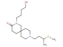 2-(4-hydroxybutyl)-9-[3-(methylthio)butyl]-2,9-diazaspiro[5.5]undecan-3-one