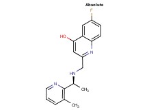 6-fluoro-2-({[(1S)-1-(3-methylpyridin-2-yl)ethyl]amino}methyl)quinolin-4-ol