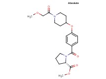 methyl 1-(4-{[1-(methoxyacetyl)-4-piperidinyl]oxy}benzoyl)-L-prolinate