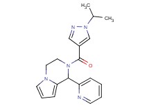 2-[(1-isopropyl-1H-pyrazol-4-yl)carbonyl]-1-(2-pyridinyl)-1,2,3,4-tetrahydropyrrolo[1,2-a]pyrazine