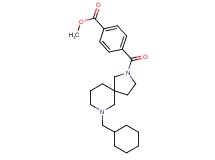 methyl 4-{[7-(cyclohexylmethyl)-2,7-diazaspiro[4.5]dec-2-yl]carbonyl}benzoate