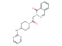 2-{2-oxo-2-[4-(2-pyrimidinylamino)-1-piperidinyl]ethyl}-1(2H)-phthalazinone