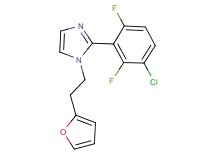 2-(3-chloro-2,6-difluorophenyl)-1-[2-(2-furyl)ethyl]-1H-imidazole