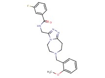3-fluoro-N-{[7-(2-methoxybenzyl)-6,7,8,9-tetrahydro-5H-[1,2,4]triazolo[4,3-d][1,4]diazepin-3-yl]methyl}benzamide